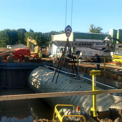 UST Installation - High Water Table